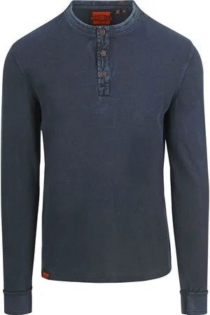 Superdry Vintage Textured Trui Navy