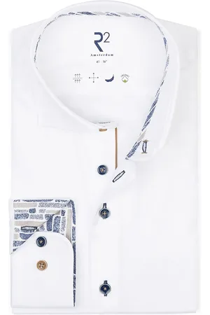 R2 Amsterdam R2 Overhemd Fine Twill