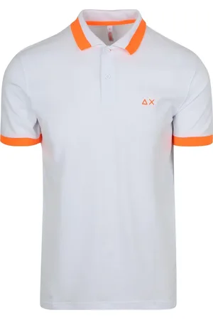 sun68 Poloshirt Big Stripe Fluo