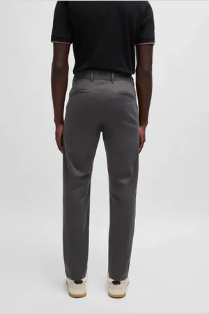 HUGO BOSS Chino Slim Antraciet