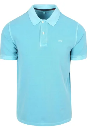 McGregor Piqu?? Polo Aqua Blauw