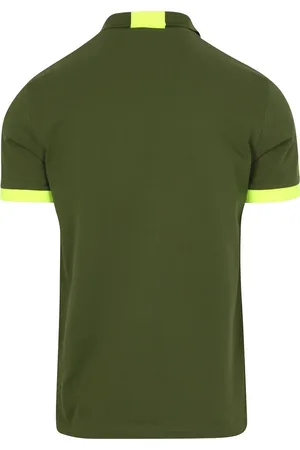 sun68 Poloshirt Logo Fluo Army Groen