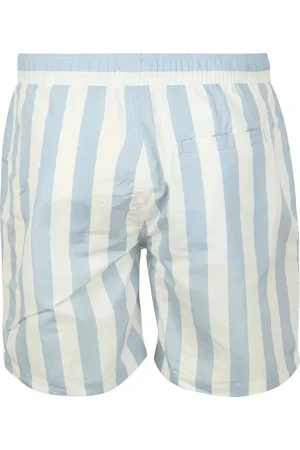 Scotch&Soda Scotch & Soda Zwembroek Strepen Licht Blauw