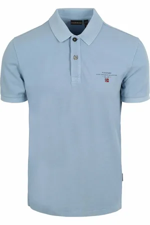 Napapijri Polo Elbas Chambray Blauw