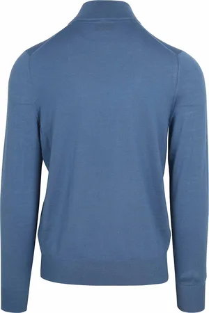 Suitable Merino Half Zip Trui Ink