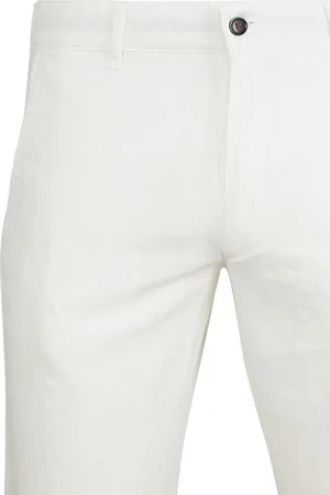 Suitable Chino Pico Linnen Ecru