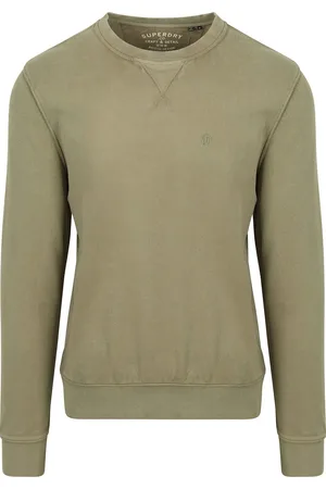 Superdry Sweater Classic Essential Olijfgroen