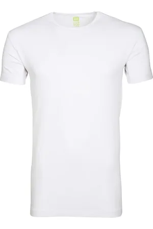 Alan Red Bamboo T-shirt O-Hals
