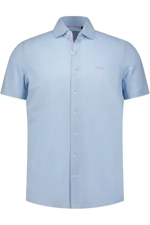 New Zealand Auckland NZA Shirt Short Sleeve Patrick Pastel Blue