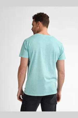 Petrol Industries T-Shirt Key Melange Aqua