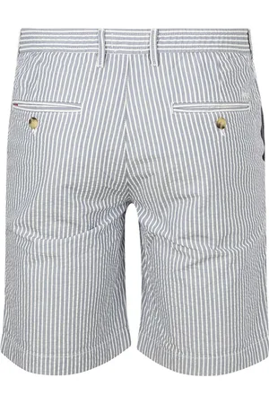 McGregor Shorts Striped Seersucker Medium Blue