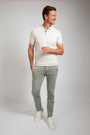 Suitable Knitted Half Zip Polo