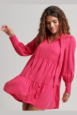 Superdry Vrouwen Gelaagde Mini-jurk Grootte: 44