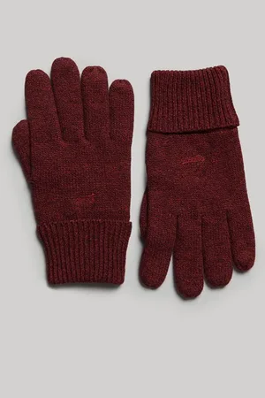 Superdry Mannen Handschoenen met Logo Grootte: 1SIZE