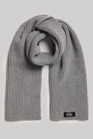 Superdry Vrouwen Klassieke Gebreide Sjaal Grootte: 1SIZE