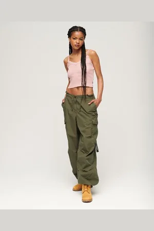 Superdry Vrouwen Baggy Parachute Broek Grootte: M/L