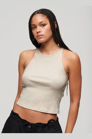 Superdry Vrouwen Essential Logo Racer Hemdtopje Grootte: 6-8