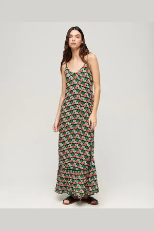 Superdry Vrouwen Beach Maxi-hemdjurk Grootte: 38