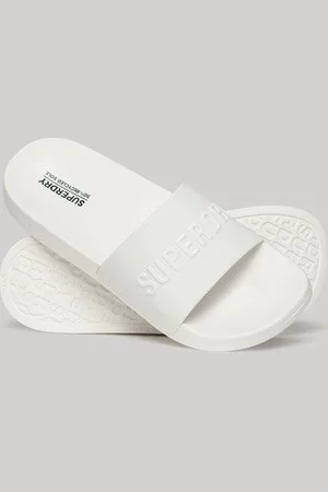 Superdry Vrouwen Vegan Badslippers met Logo Grootte: 7-8