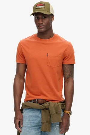 Superdry Mannen Essential Washed T-shirt met Borstzak Grootte: S