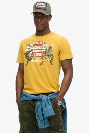 Superdry Mannen Tokyo T-shirt met Print Grootte: XL