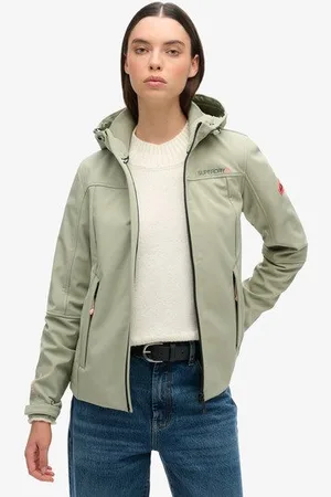 Superdry Vrouwen Klassieke Trekker-jas met Capuchon Grootte: 40