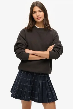 Superdry Vrouwen Geplooide Vintage Minirok Grootte: 12