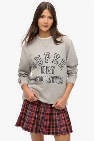 Superdry Vrouwen Geruite Minirok met Middelhoge Taille Grootte: 44