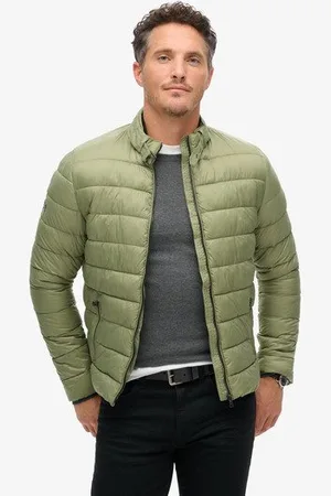 Superdry Mannen Gewatteerd Lichtgewicht Jack Grootte: S