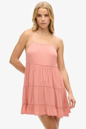 Superdry Vrouwen Mini Beach Cami-jurk Grootte: 40