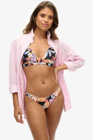 Superdry Vrouwen Klassiek Bikinibroekje met Print Grootte: 44