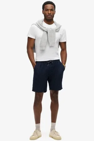Superdry Mannen Indigo Bermudashort Grootte: XL