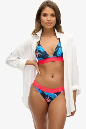 Superdry Vrouwen Classic Bikinibroekje met Logo Grootte: 38