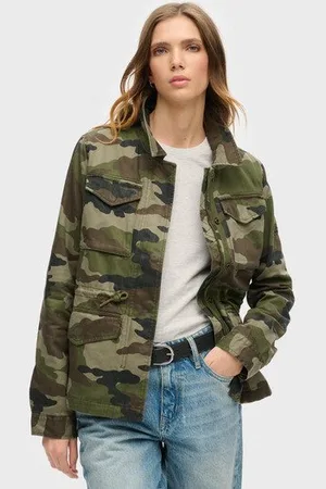 Superdry Vrouwen Military M65 Jack Grootte: 40