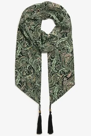Superdry Vrouwen St. Tropez-sjaal met Paisleyprint Grootte: 1SIZE