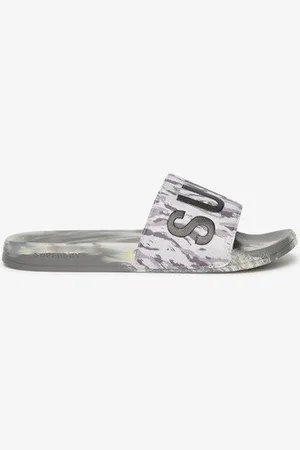 Superdry Mannen Vegan Camo Badslippers Grootte: 6-7