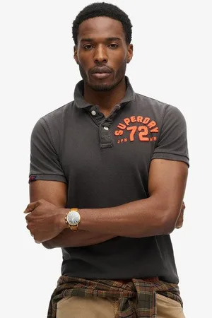 Mannen Vintage Athletic Poloshirt Grootte: Xxl