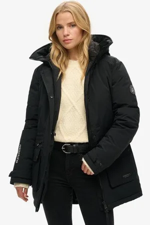 Superdry Vrouwen Gewatteerde City Parka Grootte: 36