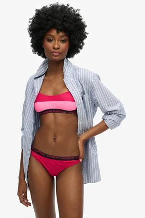 Superdry Vrouwen Elastisch Cheeky Bikinibroekje Grootte: 38