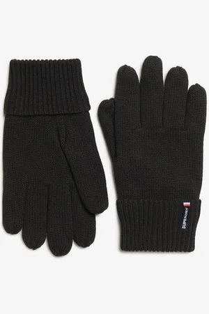 Superdry Mannen Essential Logo Gebreide Handschoenen Grootte: 1SIZE