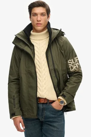 Superdry Mannen Yachter SD Windbreaker jas met Capuchon Grootte: Xxl