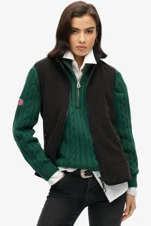 Superdry Vrouwen Active Bodywarmer van Fleece Grootte: 42