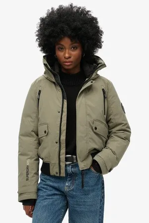 Superdry Vrouwen Gewatteerd City Bomberjack Grootte: 38