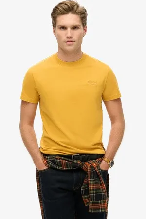 Superdry Mannen Essential T-shirt van Biologisch Katoen met Logo Grootte: Xxl