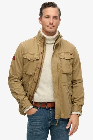 Superdry Mannen Rookie Military jas Grootte: XL