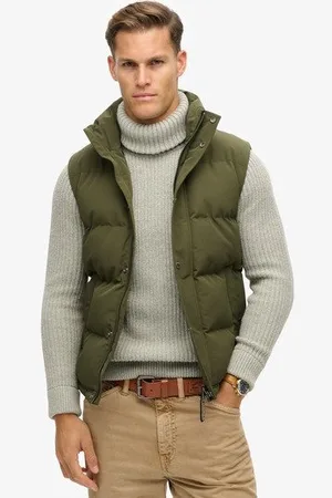 Superdry Mannen Everest-bodywarmer Zonder Capuchon Grootte: XL