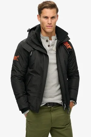 Superdry Mannen Mountain Windbreaker met Capuchon Grootte: L