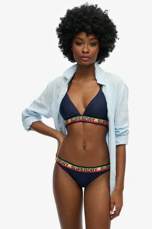 Superdry Vrouwen Classic Bikinibroekje met Logo Grootte: 40