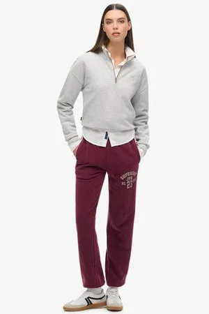 Superdry Vrouwen Athletic Essentials Vintage Side Stripe Joggingbroek Grootte: 42