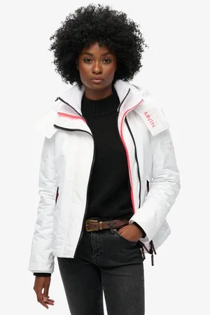 Superdry Vrouwen Mountain Windbreaker met Capuchon Grootte: 38